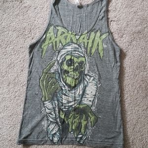 Arkaik mens small s tank warped tour